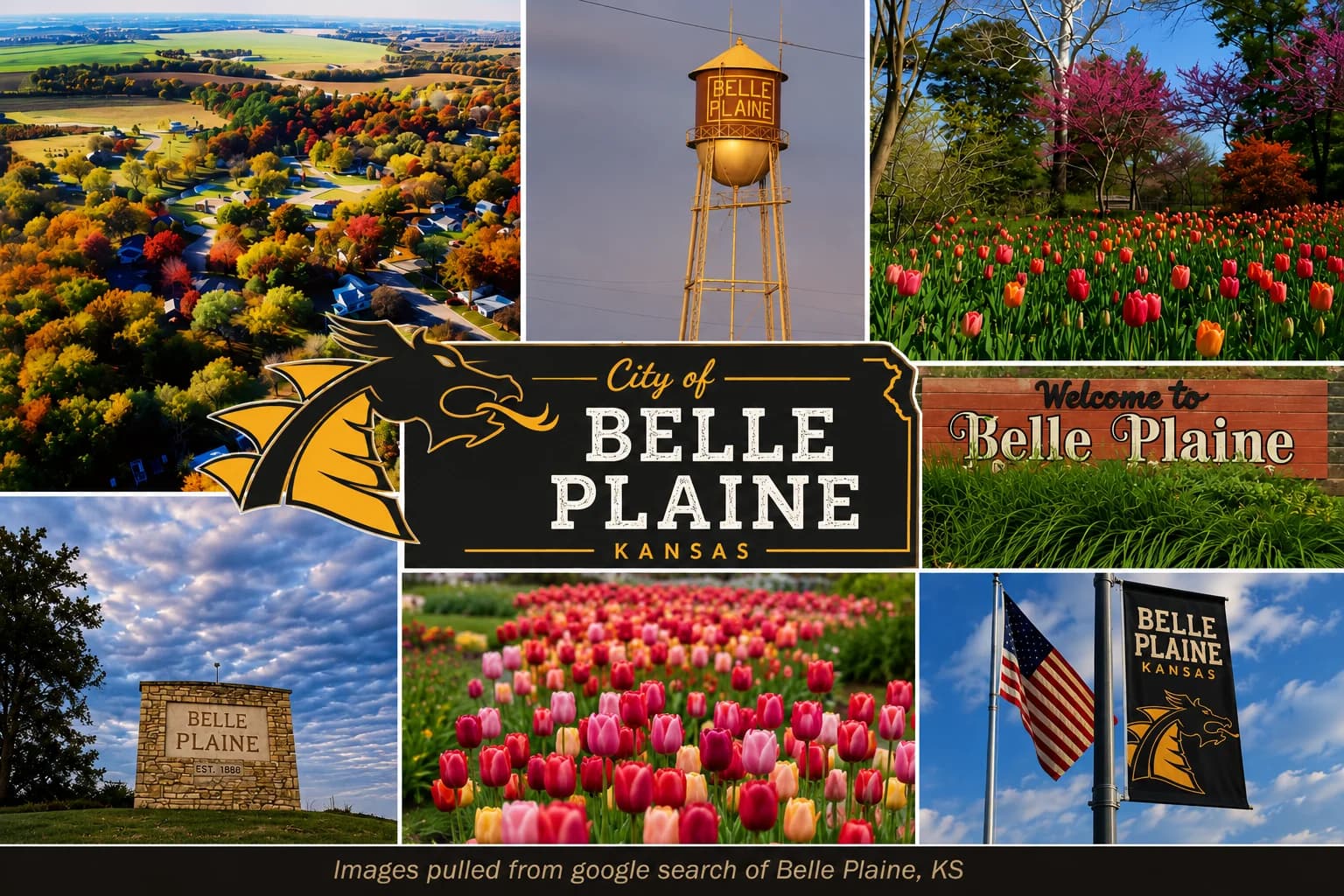 Photo collage of Belle Plaine, Kansas